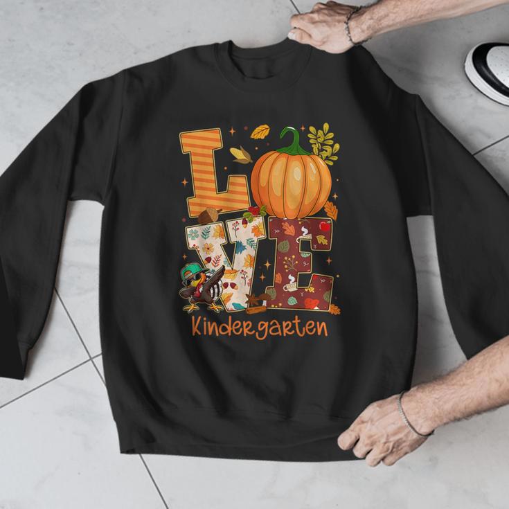 Love Kindergarten Teacher Turkey Thanksgiving Autumn Fall Men Graphic Sweatshirt, funny design Love Kindergarten Teacher Turkey Thanksgiving Autumn Fall Men Graphic Sweatshirt, funny design