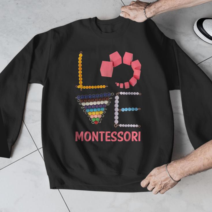 Love Montessori Education Math Teacher Men Graphic Sweatshirt, funny design Love Montessori Education Math Teacher Men Graphic Sweatshirt, funny design