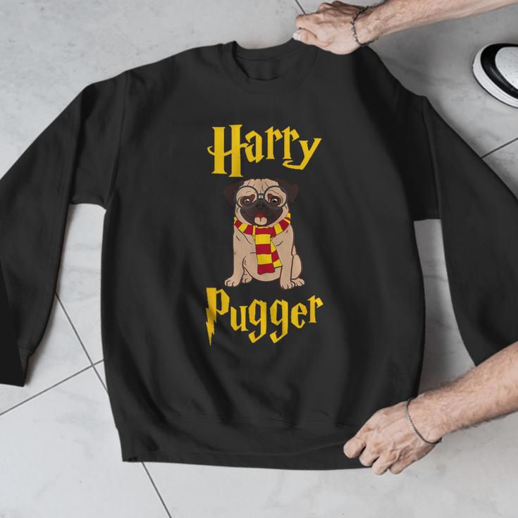 Lovely Harry Pugger Pug Men Graphic Sweatshirt, funny design