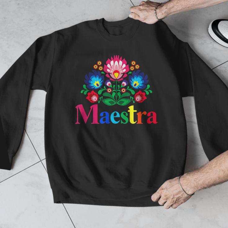 Maestra Proud Spanish Teacher Bilingual Teacher Latina Men Graphic Sweatshirt, funny design Maestra Proud Spanish Teacher Bilingual Teacher Latina Men Graphic Sweatshirt, funny design