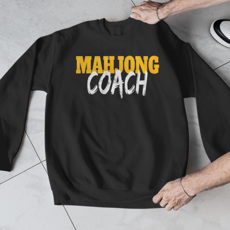 Mahjong Coach Coaching Trainer Teacher Men Graphic Sweatshirt, funny design Mahjong Coach Coaching Trainer Teacher Men Graphic Sweatshirt, funny design