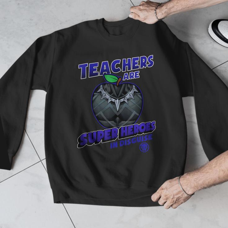 Marvel Teachers Are Super Heroes In Disguise Panther Men Graphic Sweatshirt, funny design Marvel Teachers Are Super Heroes In Disguise Panther Men Graphic Sweatshirt, funny design