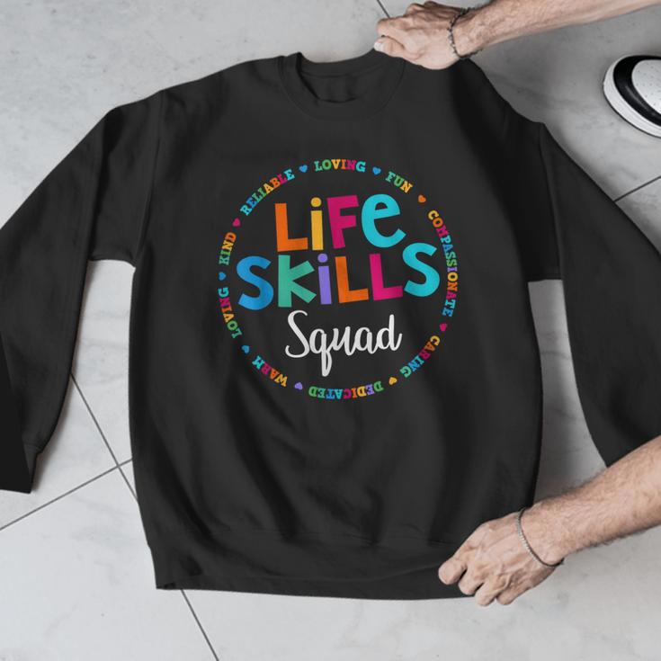 Matching Life Skills Squad Teacher Special Ed SPED Team Crew Men Graphic Sweatshirt, funny design Matching Life Skills Squad Teacher Special Ed SPED Team Crew Men Graphic Sweatshirt, funny design