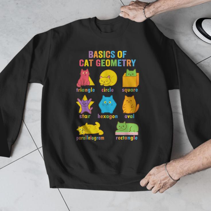 Math Cat Geometry Back To School Mathematics Teacher Men Graphic Sweatshirt, funny design Math Cat Geometry Back To School Mathematics Teacher Men Graphic Sweatshirt, funny design
