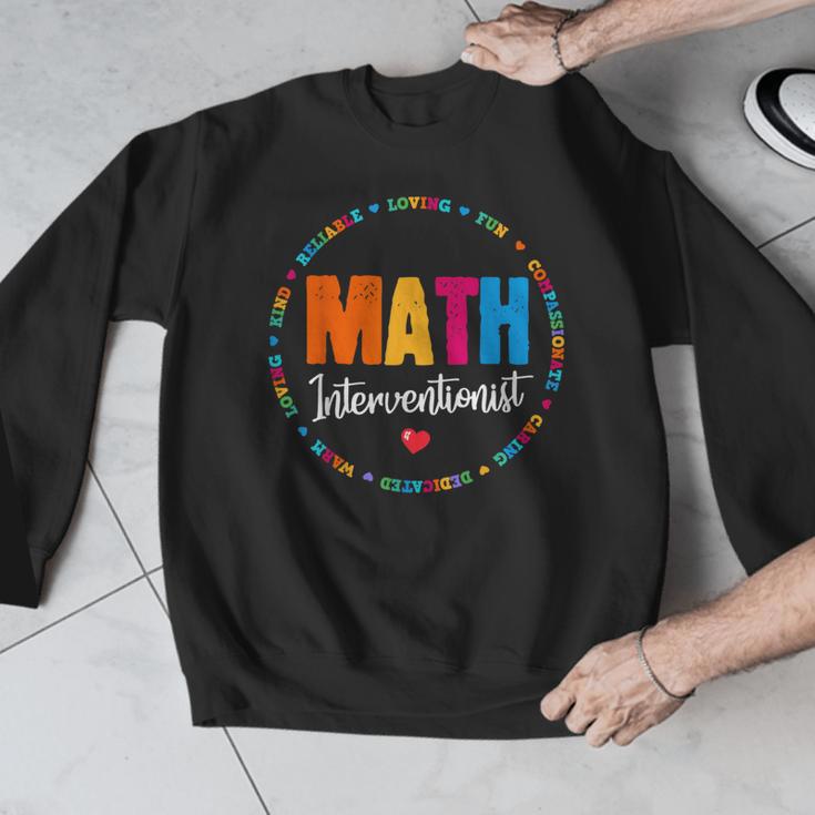 Math Interventionist Teacher Coach Squad Mathematics STEM Men Graphic Sweatshirt, funny design Math Interventionist Teacher Coach Squad Mathematics STEM Men Graphic Sweatshirt, funny design