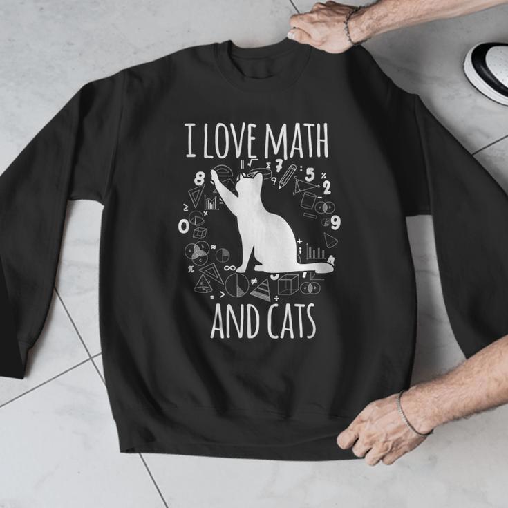Math Nerd Math Teacher Cat Lover I Love Math And Cats Men Graphic Sweatshirt, funny design Math Nerd Math Teacher Cat Lover I Love Math And Cats Men Graphic Sweatshirt, funny design