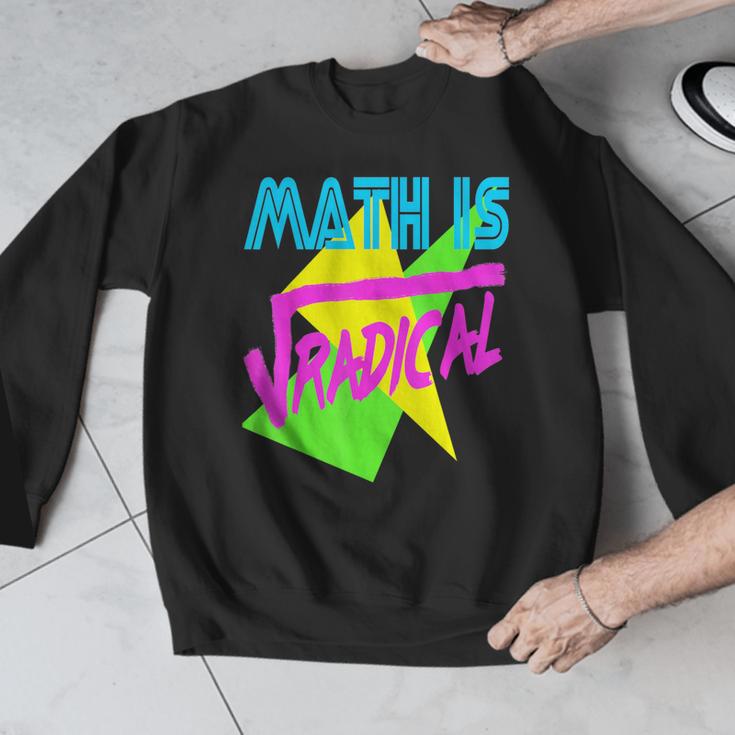 Math Is Radical Retro 80s Vintage Algebra Teacher Men Graphic Sweatshirt, funny design Math Is Radical Retro 80s Vintage Algebra Teacher Men Graphic Sweatshirt, funny design