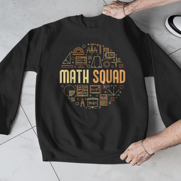 Math Squad For Teacher Or Student Mathematics Men Women Kids Men Graphic Sweatshirt, funny design