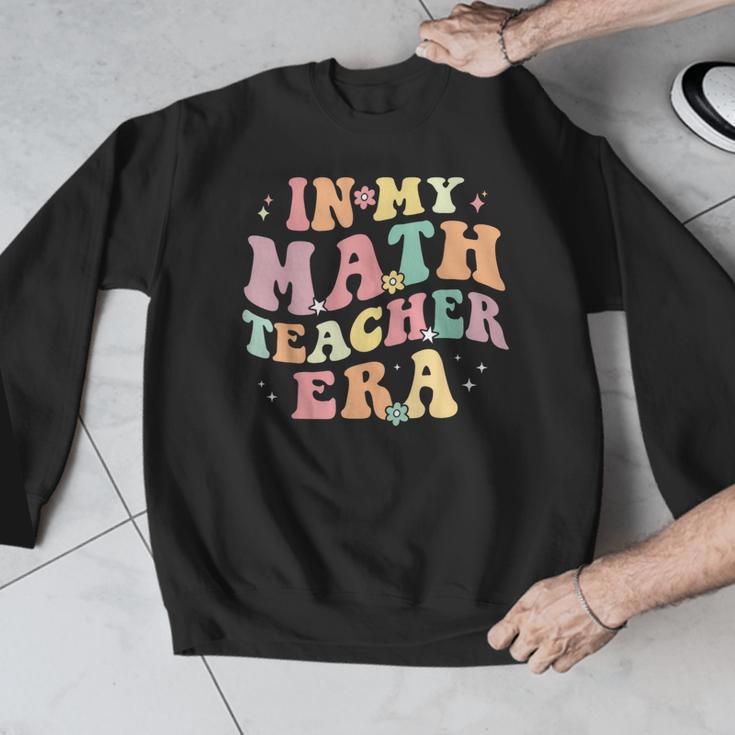 In My Math Teacher Era Retro Back To School Groovy Teacher Men Women Men Graphic Sweatshirt, Groovy Teacher Gifts, funny design In My Math Teacher Era Retro Back To School Groovy Teacher Men Women Men Graphic Sweatshirt, Groovy Teacher Gifts, funny design