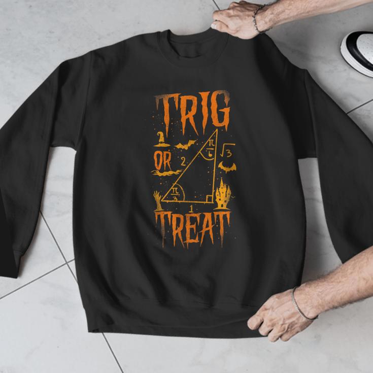 Math Teacher Nerd Student Halloween Trig Or Treat Men Graphic Sweatshirt, funny design Math Teacher Nerd Student Halloween Trig Or Treat Men Graphic Sweatshirt, funny design