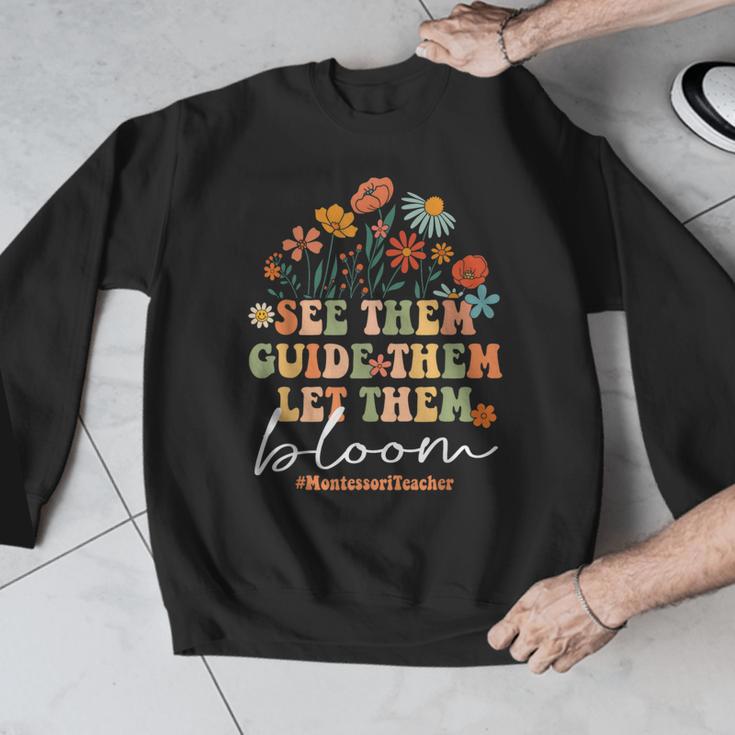 Montessori Teacher Men Graphic Sweatshirt, funny design Montessori Teacher Men Graphic Sweatshirt, funny design