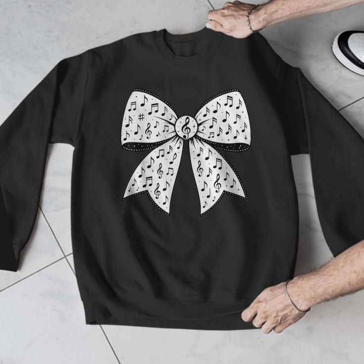Music Notes Coquette Bow Music Teacher School Musician Band Men Graphic Sweatshirt, funny design Music Notes Coquette Bow Music Teacher School Musician Band Men Graphic Sweatshirt, funny design