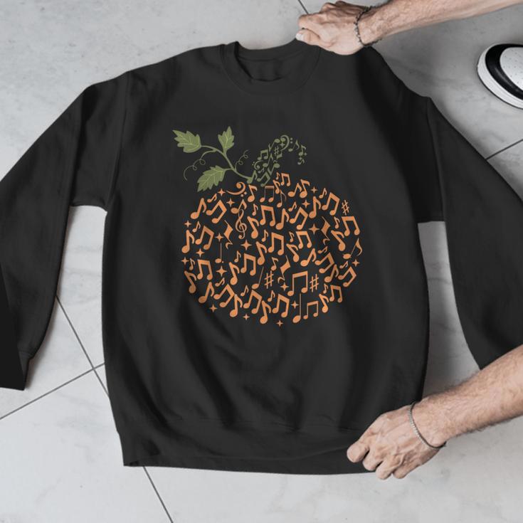 Music Notes Pumpkin Fall Music Teacher Autumn Halloween Men Graphic Sweatshirt, funny design Music Notes Pumpkin Fall Music Teacher Autumn Halloween Men Graphic Sweatshirt, funny design