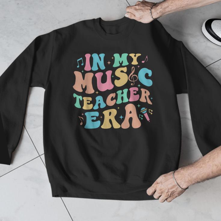 In My Music Teacher Era Back To School Squad Music Teacher Men Graphic Sweatshirt, funny design