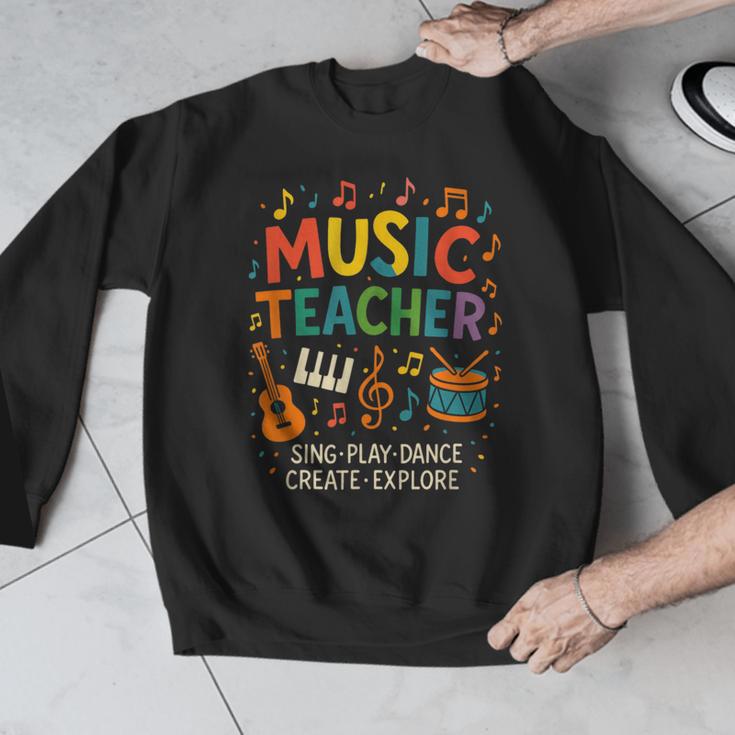 Music Teacher Music Sing Play Dance Choir Piano Men Graphic Sweatshirt, funny design Music Teacher Music Sing Play Dance Choir Piano Men Graphic Sweatshirt, funny design
