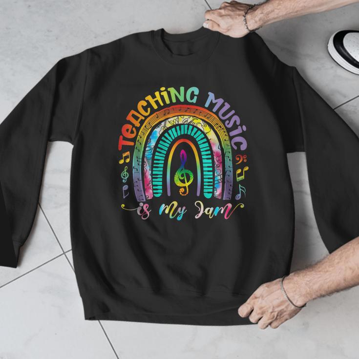 Musical Teacher Teaching Music Is My Jam Rainbow Tie Dye Men Graphic Sweatshirt, funny design Musical Teacher Teaching Music Is My Jam Rainbow Tie Dye Men Graphic Sweatshirt, funny design