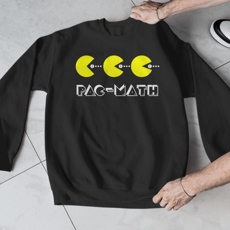 Nerdy Pac-Math Nom Retro Game Precalculus Math Teacher Men Graphic Sweatshirt, funny design Nerdy Pac-Math Nom Retro Game Precalculus Math Teacher Men Graphic Sweatshirt, funny design