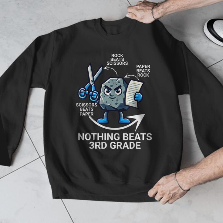 Nothing Beats 3rd Grade Back To School Kids Teachers Men Graphic Sweatshirt, funny design
