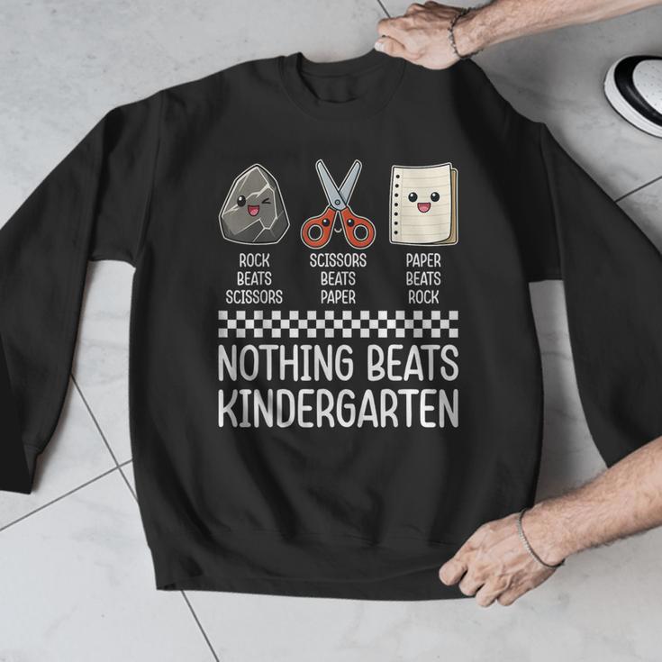 Nothing Beats Kindergarten Back To School Kids Teacher Men Graphic Sweatshirt, funny design Nothing Beats Kindergarten Back To School Kids Teacher Men Graphic Sweatshirt, funny design