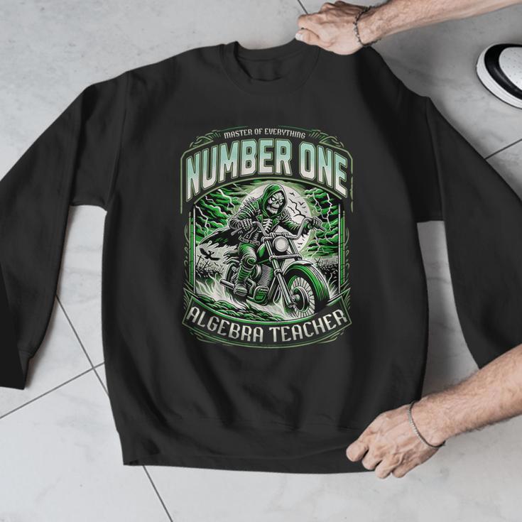 Number One Algebra Teacher 1 Career s Men Graphic Sweatshirt, funny design Number One Algebra Teacher 1 Career s Men Graphic Sweatshirt, funny design