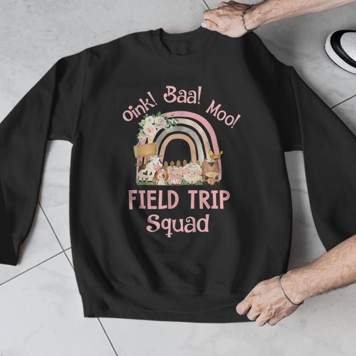 Oink Baa Moo Field Trip Squad Teacher Students Matching Men Graphic Sweatshirt, funny design Oink Baa Moo Field Trip Squad Teacher Students Matching Men Graphic Sweatshirt, funny design