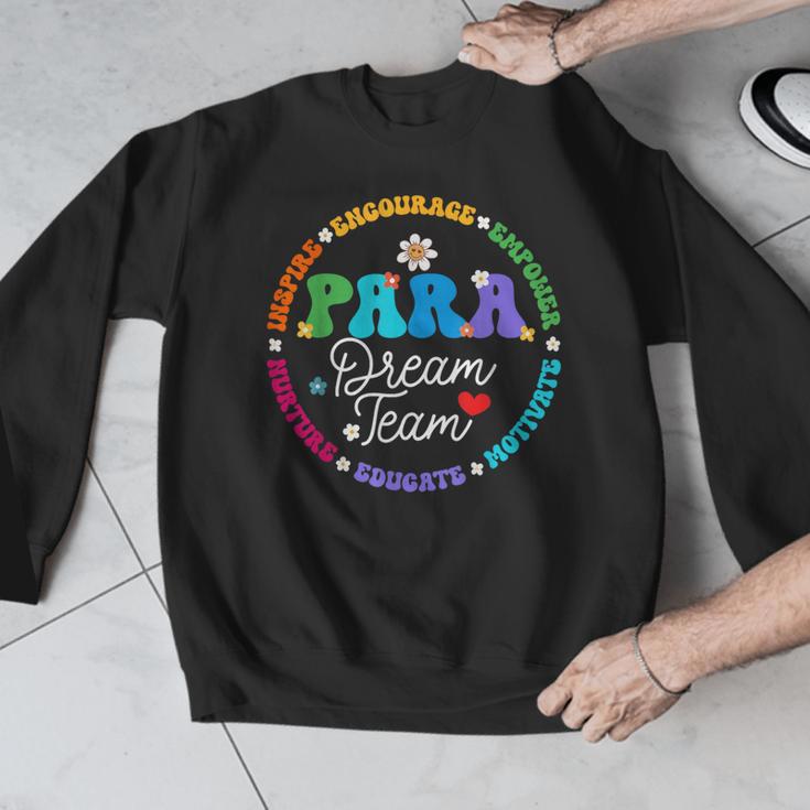 PARA Dream Team Teacher Paraprofessional Paraeducator Men Graphic Sweatshirt, funny design