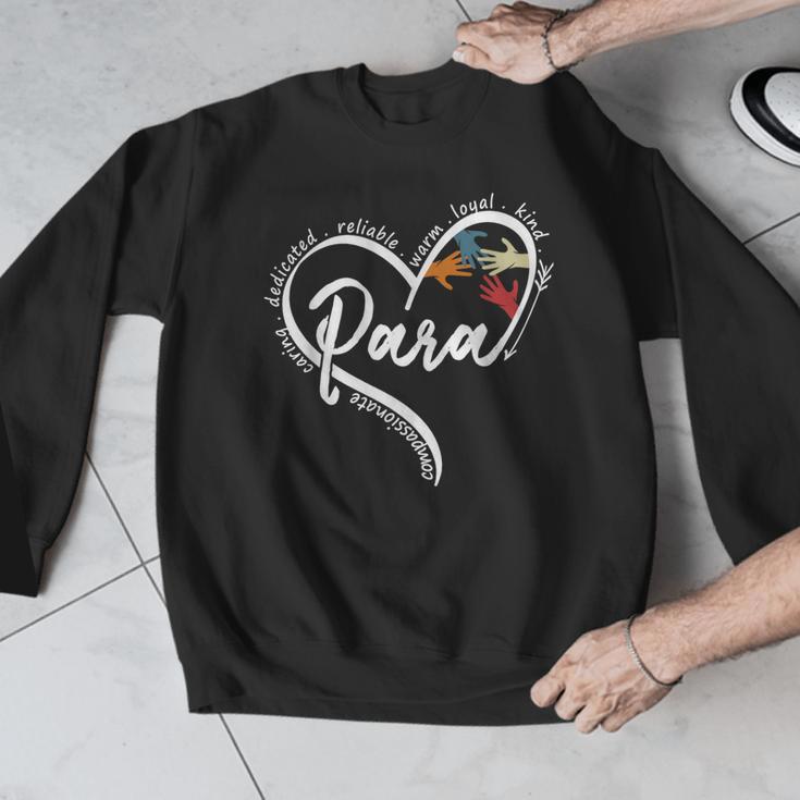 Para Heart Paraprofessional Teacher Paraeducator Men Graphic Sweatshirt, funny design Para Heart Paraprofessional Teacher Paraeducator Men Graphic Sweatshirt, funny design