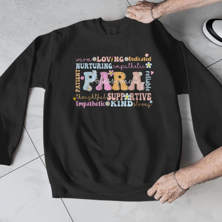 Paraprofessional Back To School Paraeducator Para Teacher Men Graphic Sweatshirt, funny design