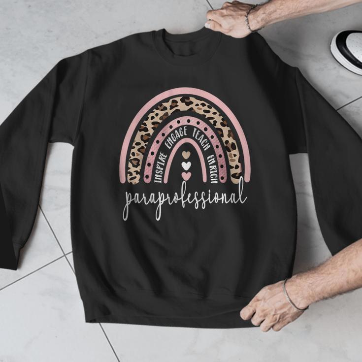 Paraprofessional Rainbow Para Teacher Parapro Men Graphic Sweatshirt, funny design Paraprofessional Rainbow Para Teacher Parapro Men Graphic Sweatshirt, funny design