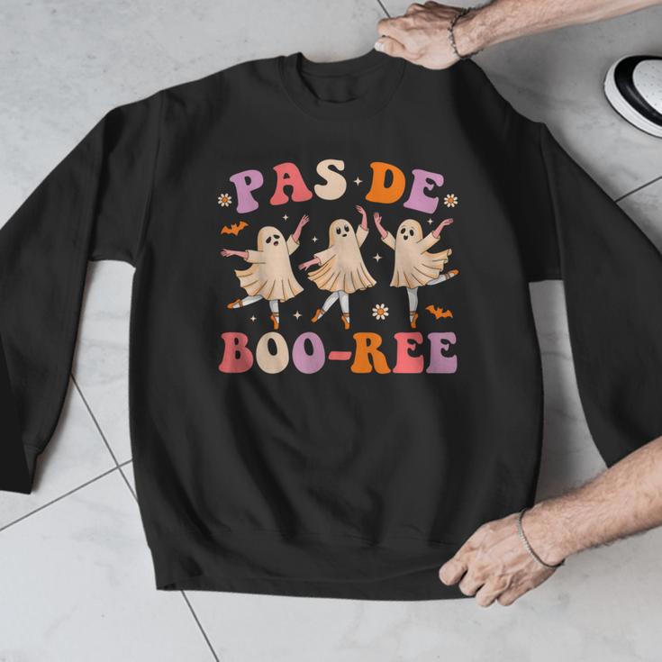Pas De BOO-Rée Ballet Ghost Dancer Dance Teacher Halloween Men Graphic Sweatshirt, funny design
