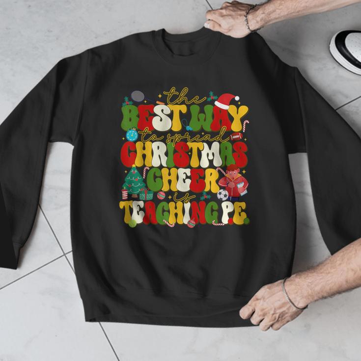 PE Teacher Christmas Holiday Men Graphic Sweatshirt, Pe Teacher Gifts, funny design