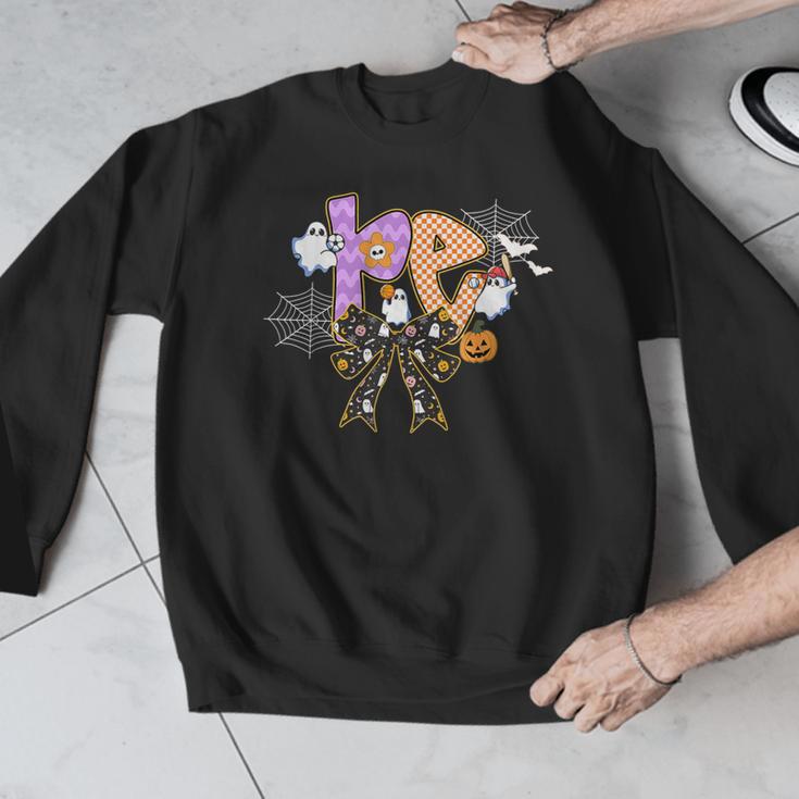 PE Teacher Coach Coquette Ghost Halloween Physical Education Men Graphic Sweatshirt, Pe Teacher Gifts, funny design PE Teacher Coach Coquette Ghost Halloween Physical Education Men Graphic Sweatshirt, Pe Teacher Gifts, funny design