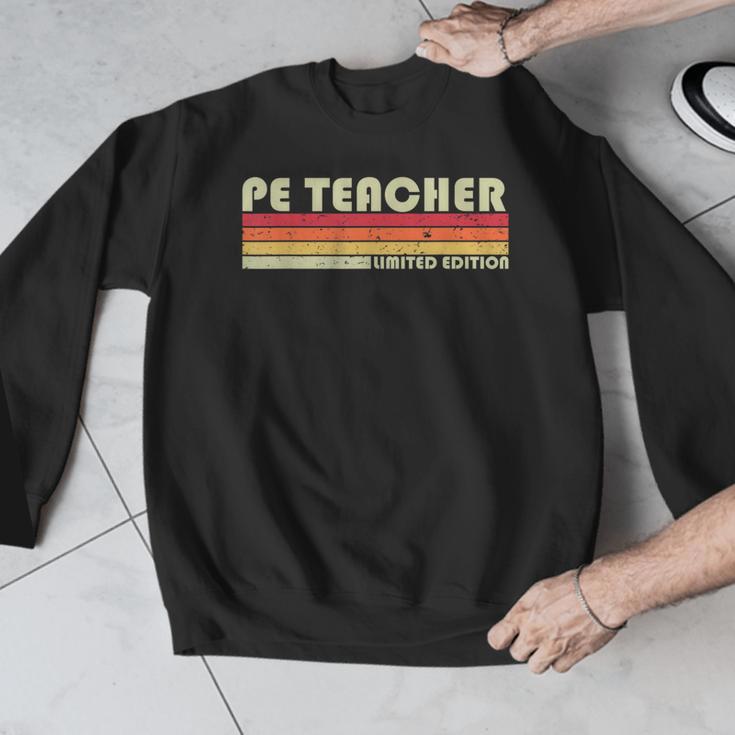 PE TEACHER Job Title Profession Birthday Worker Idea Men Graphic Sweatshirt, Pe Teacher Gifts, funny design