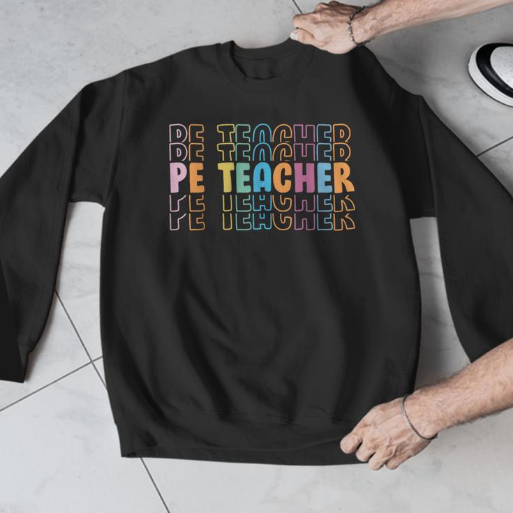 PE Teacher Vintage Retro Groovy Physical Education Teacher Men Graphic Sweatshirt, Pe Teacher Gifts, Groovy Teacher Gifts, funny design PE Teacher Vintage Retro Groovy Physical Education Teacher Men Graphic Sweatshirt, Pe Teacher Gifts, Groovy Teacher Gifts, funny design