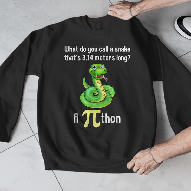 Pi Day Puns Pithon Math Teacher Jokes Women Men Kids Men Graphic Sweatshirt, funny design