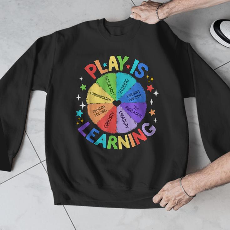 Play Is Learning Teacher Kindergarten For Men Women Kids Men Graphic Sweatshirt, funny design Play Is Learning Teacher Kindergarten For Men Women Kids Men Graphic Sweatshirt, funny design