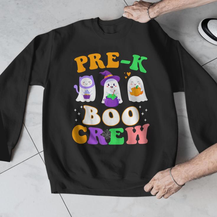 Pre-K Boo Crew Cute Ghost Halloween Costume Teacher Student For Men Women Kids Men Graphic Sweatshirt, funny design