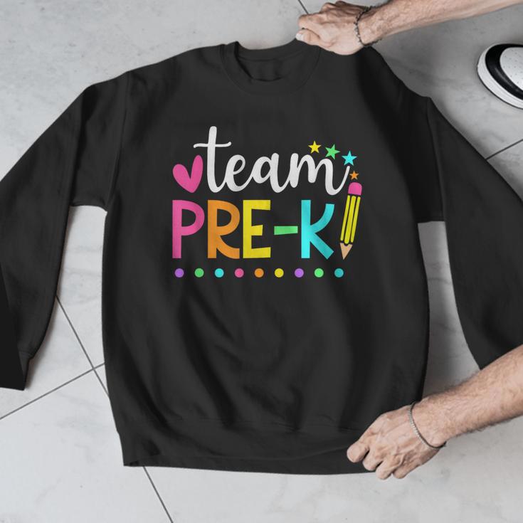 Pre-k Team Pencil Teacher Student Back To School Girls Men Graphic Sweatshirt, funny design Pre-k Team Pencil Teacher Student Back To School Girls Men Graphic Sweatshirt, funny design