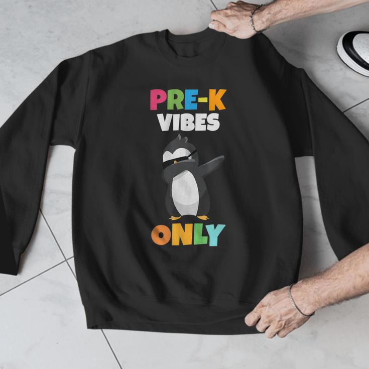 Pre-K Vibes Only Penguin Teachers Kids Back To School Men Graphic Sweatshirt, funny design Pre-K Vibes Only Penguin Teachers Kids Back To School Men Graphic Sweatshirt, funny design