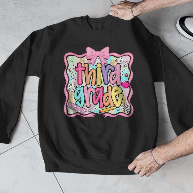 Preppy Third Grade Back To School Teacher Girl Kid Men Graphic Sweatshirt, funny design Preppy Third Grade Back To School Teacher Girl Kid Men Graphic Sweatshirt, funny design