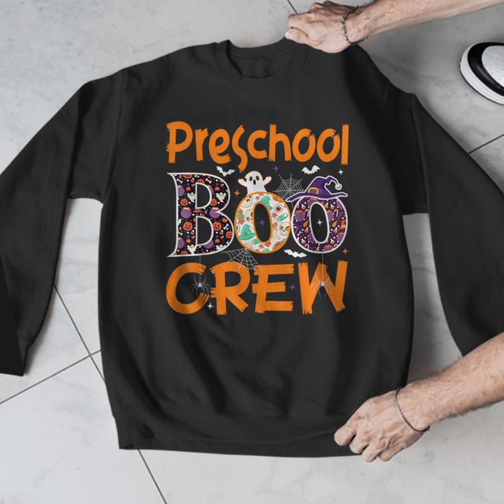 Preschool Boo Crew Preschool Halloween Teacher Men Graphic Sweatshirt, funny design