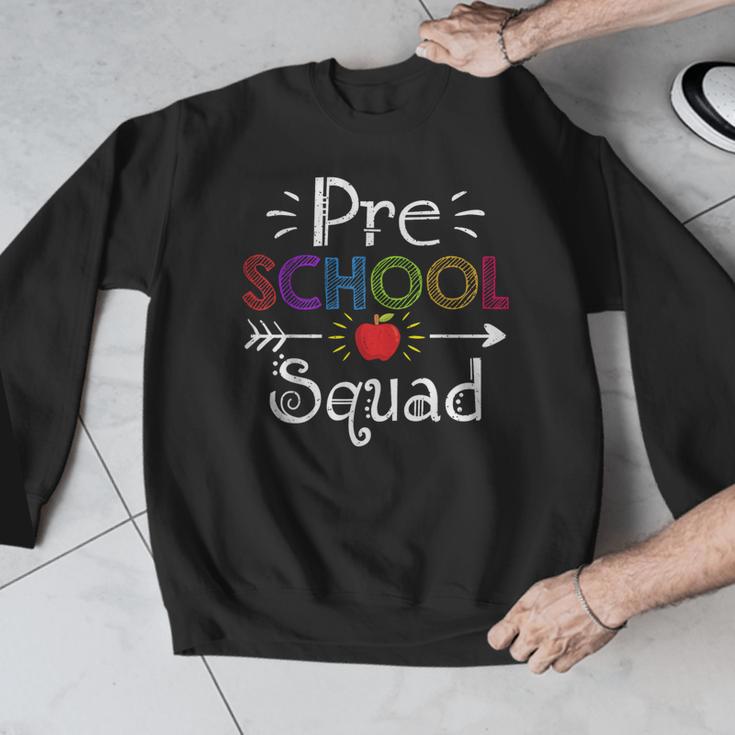 Preschool Squad Preschool Teacher Student Men Graphic Sweatshirt, funny design Preschool Squad Preschool Teacher Student Men Graphic Sweatshirt, funny design
