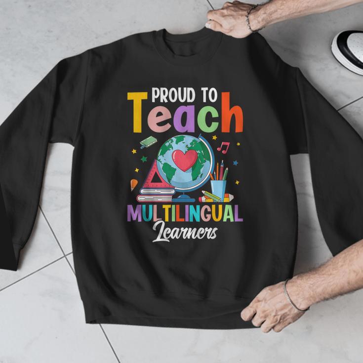 Proud To Teach Multilingual Learner ESL English Teacher Men Graphic Sweatshirt, Esl Teacher Gifts, English Teacher Gifts, funny design Proud To Teach Multilingual Learner ESL English Teacher Men Graphic Sweatshirt, Esl Teacher Gifts, English Teacher Gifts, funny design