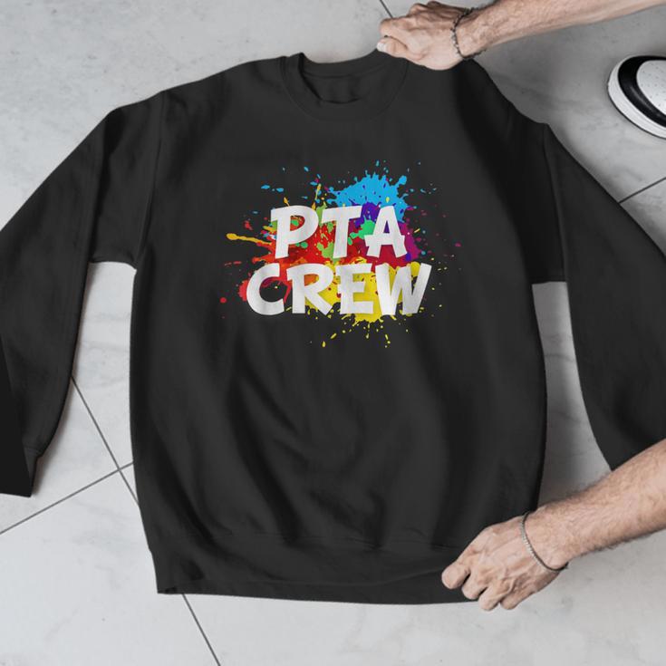 PTA Crew Back To School Volunteer Board Mom Parent Teacher Men Graphic Sweatshirt, funny design