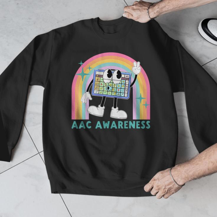 Rainbow AAC Awareness Month SPED Teacher SLP Communication Men Graphic Sweatshirt, funny design Rainbow AAC Awareness Month SPED Teacher SLP Communication Men Graphic Sweatshirt, funny design