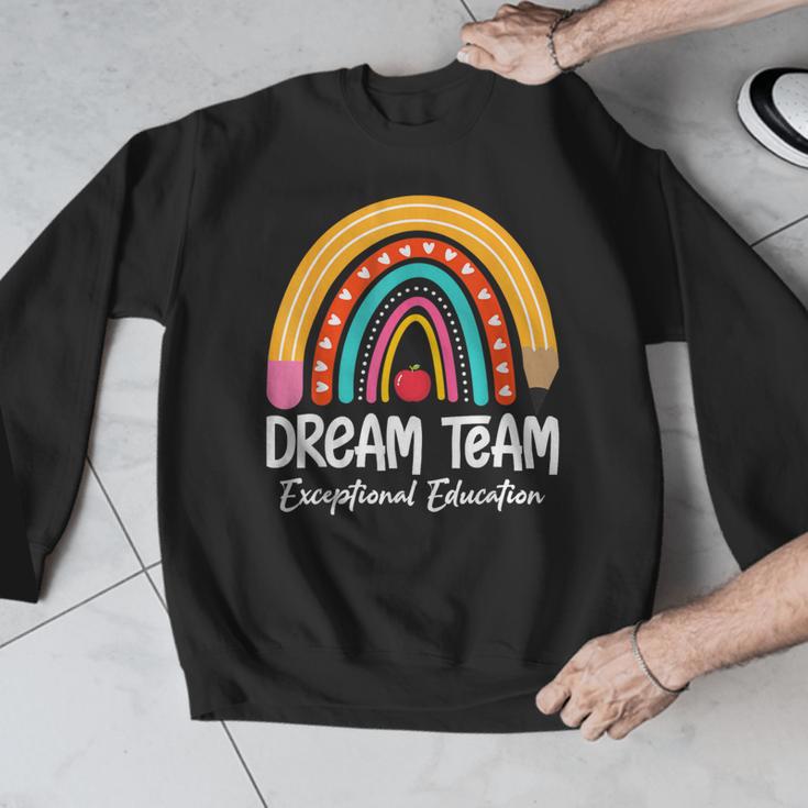 Rainbow Pencil Dream Exceptional Education Team SPED Teacher Men Graphic Sweatshirt, funny design Rainbow Pencil Dream Exceptional Education Team SPED Teacher Men Graphic Sweatshirt, funny design