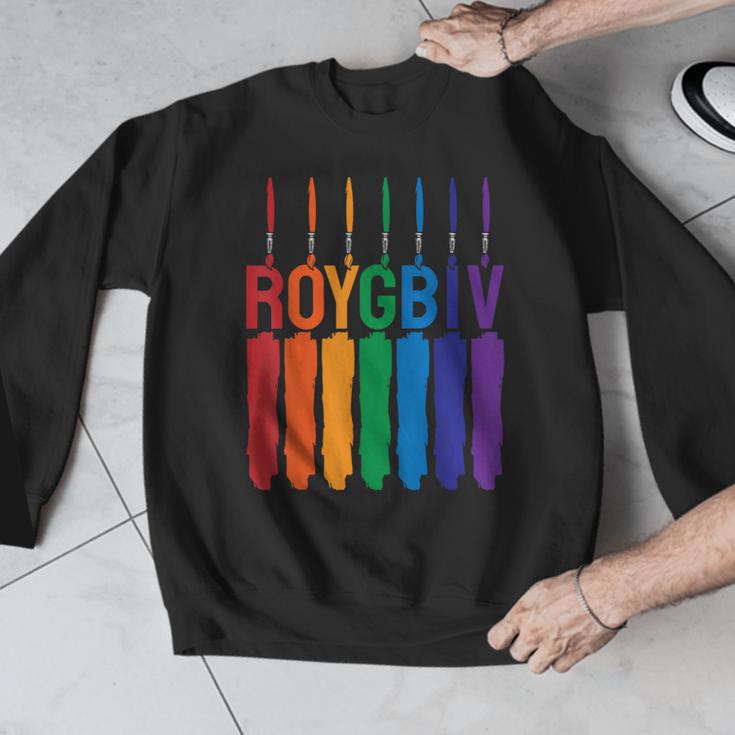 Rainbow Roygbiv Kids Artist Costume Art Teacher Men Graphic Sweatshirt, funny design Rainbow Roygbiv Kids Artist Costume Art Teacher Men Graphic Sweatshirt, funny design