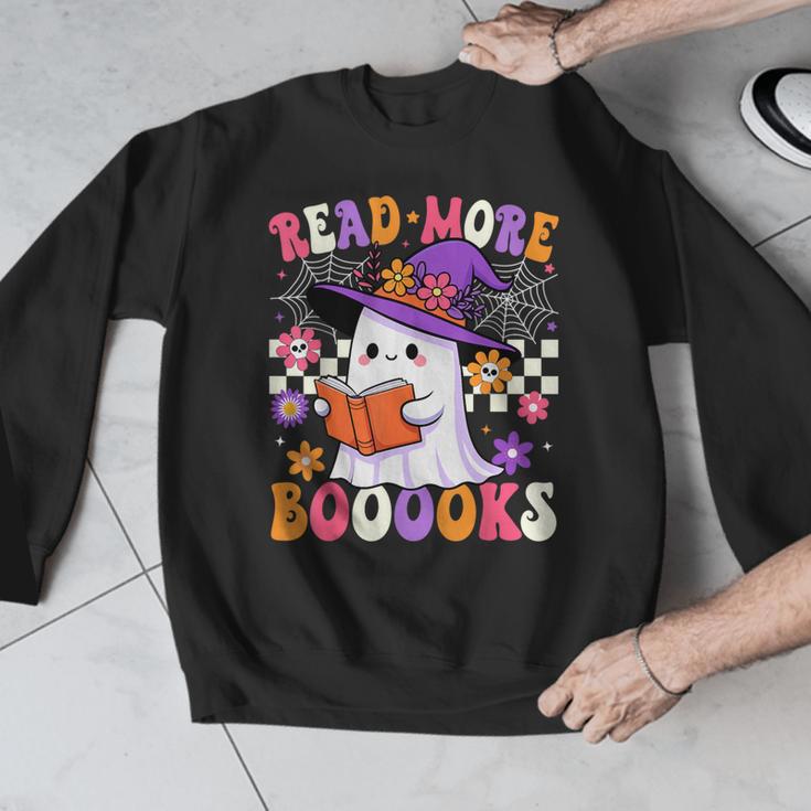Read More Books Ghost Reading Book Teacher Halloween Men Graphic Sweatshirt, funny design Read More Books Ghost Reading Book Teacher Halloween Men Graphic Sweatshirt, funny design
