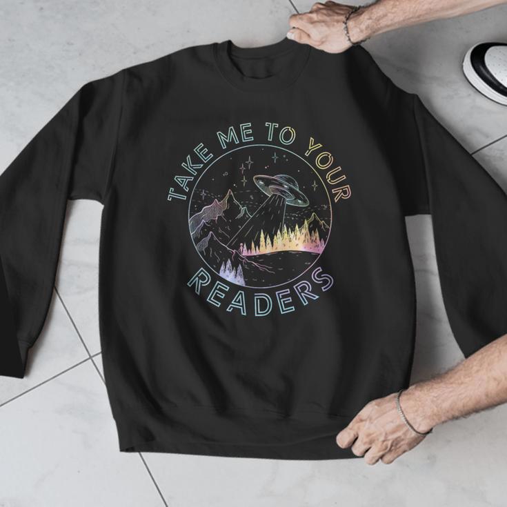 Take Reading English Teacher Library Alien Space T-S Tie Dye Men Graphic Sweatshirt, English Teacher Gifts, funny design Take Reading English Teacher Library Alien Space T-S Tie Dye Men Graphic Sweatshirt, English Teacher Gifts, funny design