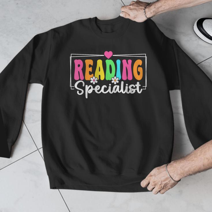 Reading Specialist Back To School Reading Teacher Men Graphic Sweatshirt, funny design Reading Specialist Back To School Reading Teacher Men Graphic Sweatshirt, funny design